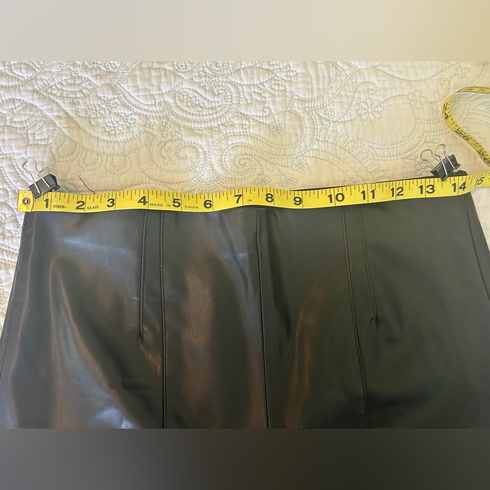 ZARA Faux Leather Trousers - Side-zip - Black - LRG - Picture 13 of 13
